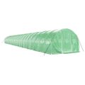 vidaXL Fóliovník s oceľovým rámom zelený 72 m² 24x3x2 m