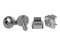 Pack of 50 Server Rack Screws (CABSCREWM5) - Skrutky a matice pre regál (balenie 50) - pre P/N: RACK-21U-20-WALL-OA, RACK-24U-20-WALL-OA, RK12OD2, SHELF-2U-20-CENTER-V