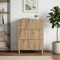 vidaXL Zásuvkový kabinet 66 x 34,5 x 90 cm Kompozitné drevo