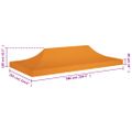 vidaXL Strecha na párty stan 6x3 m, oranžová 270 g/m²
