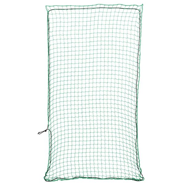 vidaXL Sieť na prívesný vozík s elastickým lanom, zelená 7x3,5 m, PP