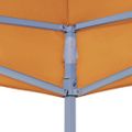 vidaXL Strecha na párty stan 2x2 m, oranžová 270 g/m²