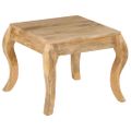 vidaXL Koncový stolík 45x45x40 cm masívne mangovníkové drevo
