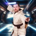 Bavlnený tabard Jedi - béžový
