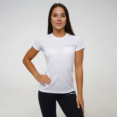 Dámske tričko TRN White - GymBeam, veľkosť XL, veľkosť oblečenia XL