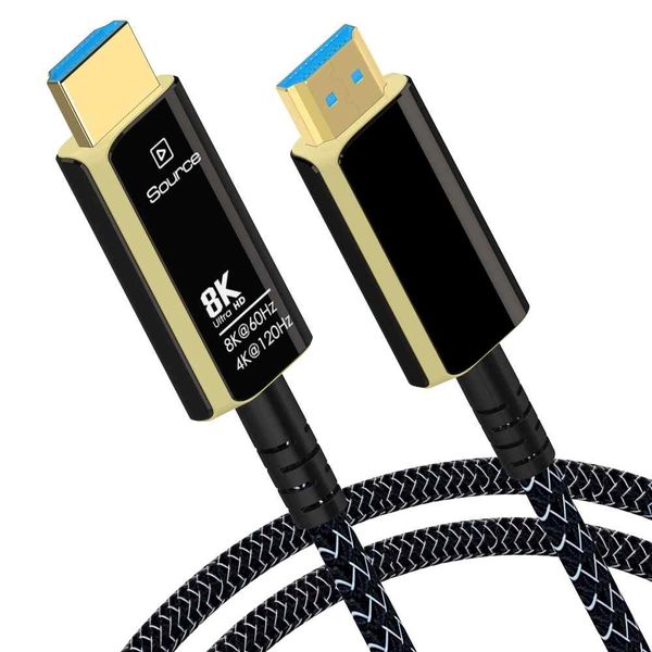 PremiumCord Ultra High Speed HDMI 2.1 optický fiber kábel 8K @ 60Hz, pozlátené 30m