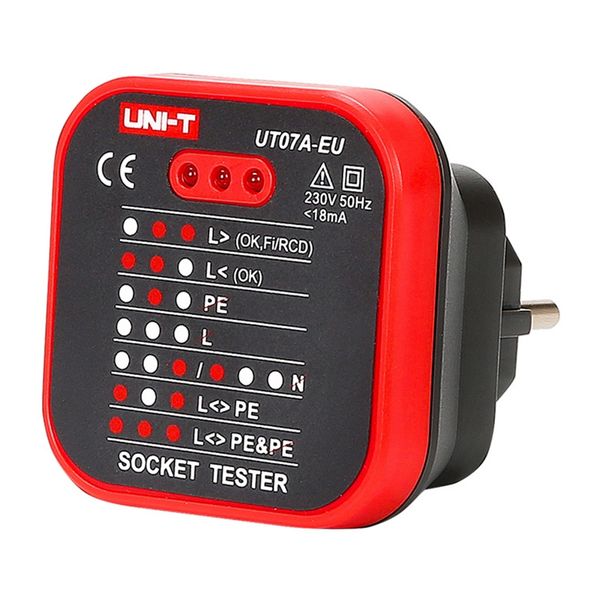 Tester zásuviek UNI-T UT07A-EU