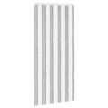 vidaXL Záves proti hmyzu z chenille Šedý a biely 90 x 200 cm 100% PP