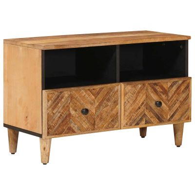 vidaXL Úložné skrine Hnedá 70 x 33,5 x 46 cm Masívne mango drevo