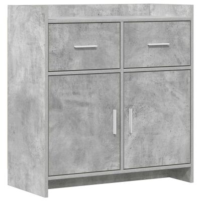 vidaXL Servírovacia skriňa Betónovo sivá 75 x 36 x 80 cm