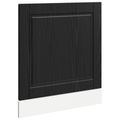 vidaXL Dvierka na umývačku PORTO Čierny dub 60 x 1,5 x 57 cm