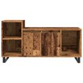 vidaXL TV skrinka staré drevo 100x35x55 cm spracované drevo