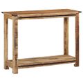vidaXL Konzolový stolík 100x35x75 cm masívne mangovníkové drevo