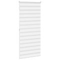 vidaXL Zebra roleta biela 100x200 cm šírka látky 95,9 cm polyester