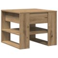 vidaXL Konferenčný stolík Artisan Dub 55,5x55x45 cm Upravené drevo