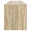 vidaXL TV skrinka s LED svetlami dub sonoma 120x35x40 cm