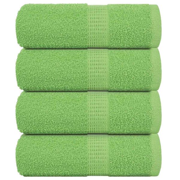 vidaXL Utierky na umývanie FROGN 4 ks jablkovo zelené 30x30 cm 360 g/m²