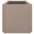 vidaXL Záhradný kvetináč svetlosivý 80x36x35 cm PP