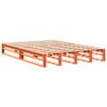 vidaXL Posteľ bez matraca voskovo hnedá 140x190 cm masívna borovica