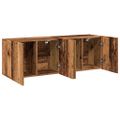 vidaXL TV skrinky nástenné 2 ks staré drevo 60x30x41 cm
