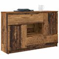 vidaXL Servírovacia skriňa Staré drevo 100 x 30 x 65,6
