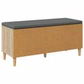 vidaXL Predsieňová lavica s vankúšom Sonoma dub 100 x 38 x 46 cm