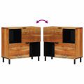 vidaXL Servírovacia skriňa Hnedá 80 x 33 x 75 cm Masívne mango drevo