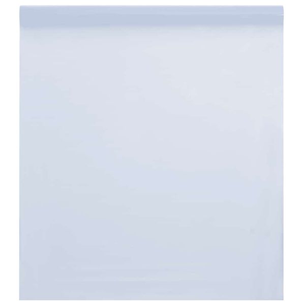 vidaXL Okenná fólia statická matná biela 90x2000 cm PVC