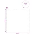 vidaXL Plachta s očkami Zelená 8 x 8 m 140 gsm PE