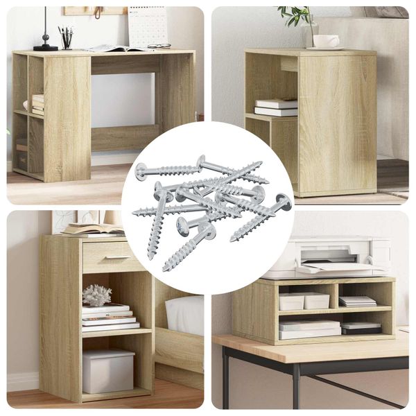 vidaXL Skrutka 12 pcs Strieborná 9,8 x 35 mm Železo