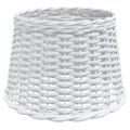 vidaXL Tienidlo na stropnú lampu biele Ø40x26 cm prútené