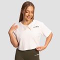 Dámske tričko Cropped Limitless White - GymBeam, veľkosť XL