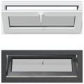 vidaXL Podkrovné okno RISOR 100 x 40 cm PVC a sklo
