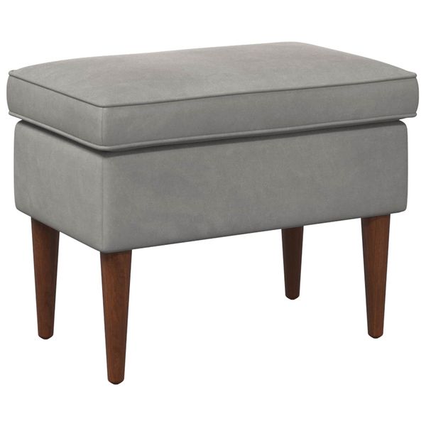 vidaXL Taburetka Svetlosivá 55 x 35 x 41 cm Zamat