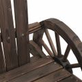 vidaXL Záhradná stolička Adirondack jedľový masív