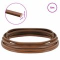vidaXL Kožený remienok 1 Hnedá 500 x 0,3 cm Koža