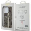Puzdro Guess pre iPhone 15 Pro Max 6,7" GUHCP15XH4PSEGW hnedá HC IML 4G GOLD STRIPE