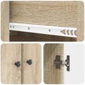 vidaXL Sada skríň 2 ks 66 x 34,5 x 90 cm Kompozitné drevo Dub sonoma