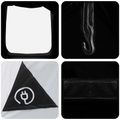 vidaXL Stan chata Biela s blackoutom 210 x 210 x 138 cm Polyester