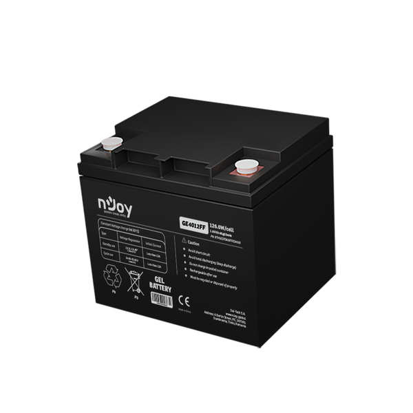 nJoy - batéria GE4012FF 12V/40Ah, T6 (M6)