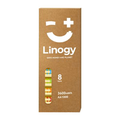 LINOGY AA Li-ion Pro batéria sada - sada 8 ks
