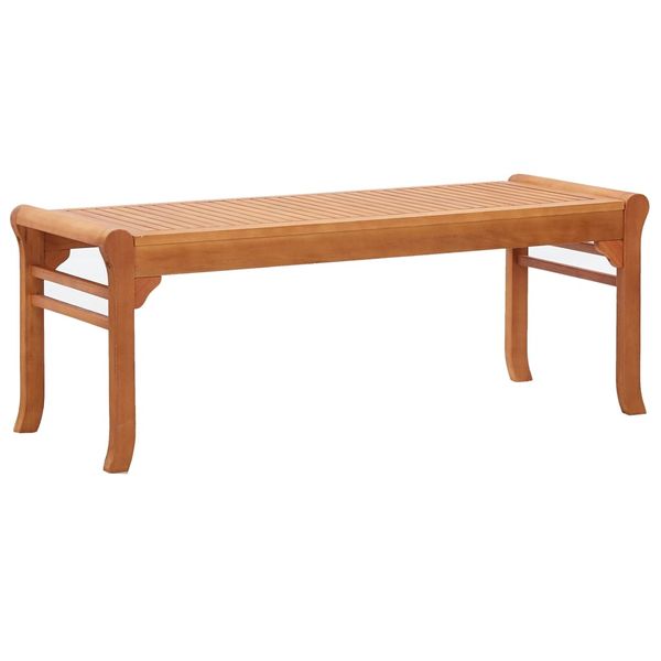 vidaXL 2-miestna záhradná lavička 120 cm, eukalyptový masív