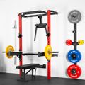 Multifunkčný posilňovací stojan - Power Rack HMS KLT22 červený