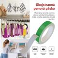 Pena obojstranná páska EMOS F6090 20 mm / 3 m, zelená