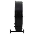 vidaXL Priemyselný bubnový ventilátor 77 cm 187,7 W, čierny