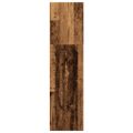 vidaXL Knižnica staré drevo 40x24x176 cm kompozitné drevo