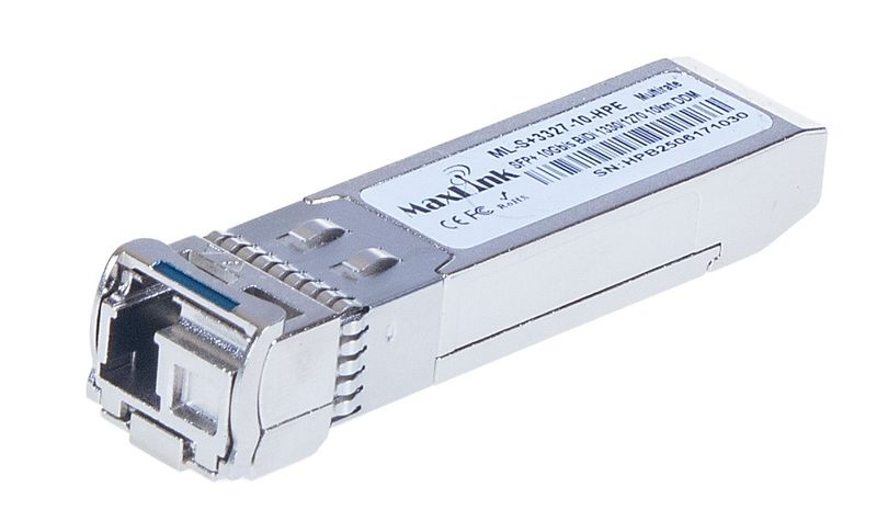 MaxLink 10G SFP+ optický modul HP, WDM(BiDi), SM, Tx 1330/Rx1270nm, 10km, 1x LC konektor, DDM, HPE