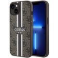 Obal Guess pre iPhone 14 6,1" GUHMP14SP4RPSW hnedý harcase Magsafe 4G Printed Stripes