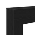 vidaXL Obloženie krbu čierne 100x30x87,5 cm kompozitné drevo