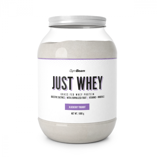 Just Whey Grass-Fed Protein – GymBeam, čučoriedkový jogurt, 1000 g